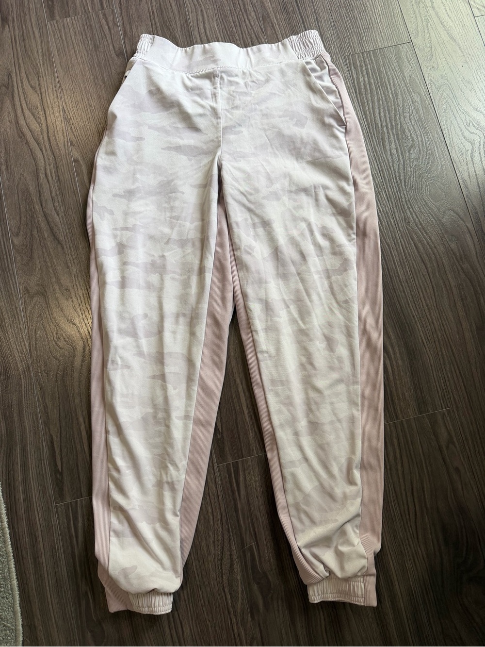 Athleta Pale Blush Elastic-Waist Active Pants